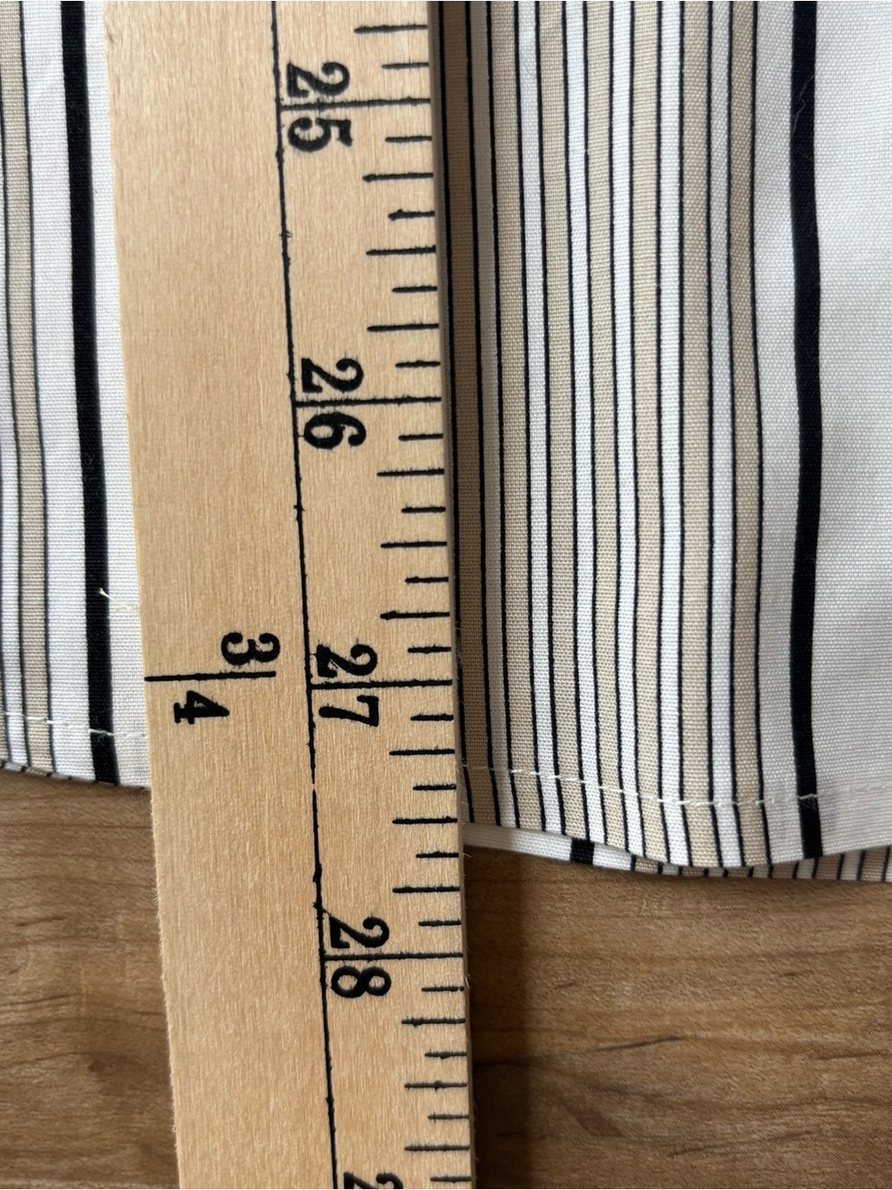 Talbots Striped Tunic Blouse Women's size XL Partial Button Front Long Sleeve - Picture 6 of 7